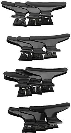 Clip de Salon, Pince à Cheveux Antidérapante 12 Pièces/ensemble, pour Coiffeur Filles Femmes Cheveux Longs