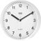 Teesa Reloj Analógico de Pared Universal 20 cm TSA0038 Blanco