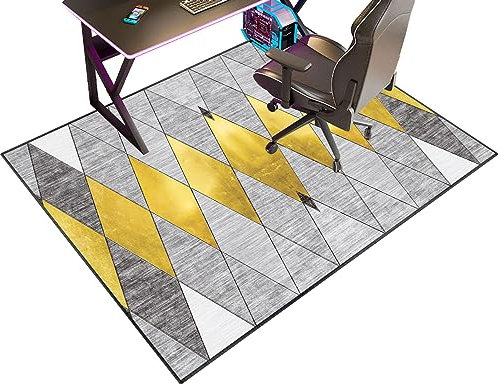 TOYOCC Alfombrilla para Silla de Oficina Gaming Protector de Suelo | Alfombras Gaming Oficina Suelo, Alfombras para Sillas de Ruedas, Chair Mat Alfombra Silla Gaming Oficina 80 x 120 cm Alfombra