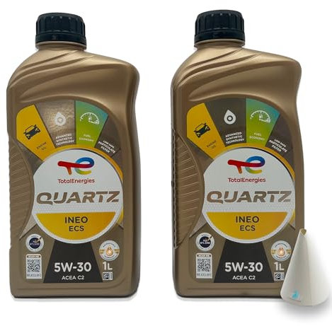 2 L Total Quartz Ineo ECS 5W-30 | passend für | PSA B71 2290 | 2 Liter | Motoröl | Motorenöl | mit Trichter | weitere Empfehlungen siehe Artikelbeschreibung