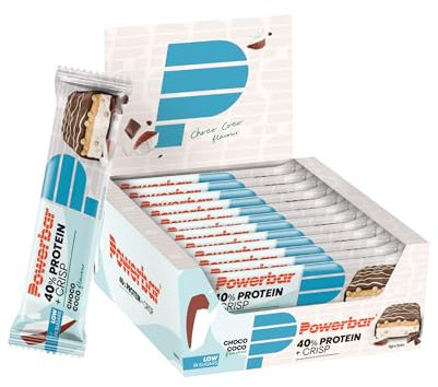 Power Barr 40% Protein Plus Crisp Choco Coco 12x40g - High Protein Low Sugar Bar