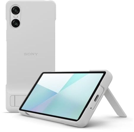 Sony Stilvolle Hülle mit Standfuß für das Xperia 10 VI, weiß