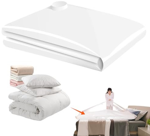 Sporgo Staubsaugerbeutel für Matratzen: 240x130cm Große Wiederverwendbar Vakuum-Aufbewahrungsbeutel für Matratzen, Vakuumbeutel Matratzen Staubsaugerbeutel fur Schützen Lagern Kompressions Matratze