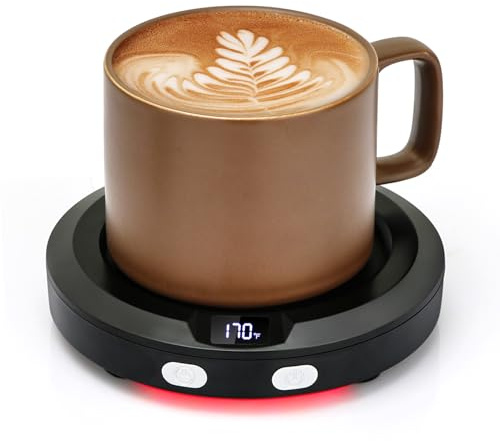 VOBAGA Coffee Mug Warmer with 2-12H Auto Shut Off & 3 Temperature Setting for Desk Candle Warmer Plate Coffee Accessories Gift