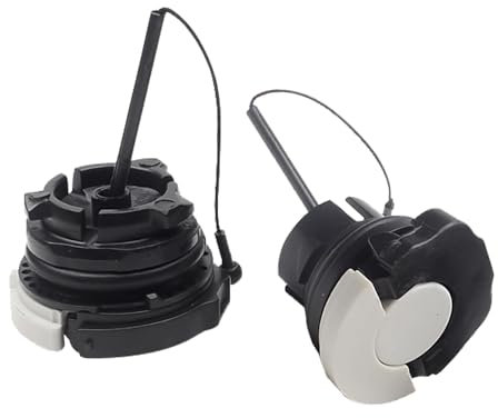 Fuel Gas Cap,2PCS Replacement,for Husqvarna MS210 230 250 360 440 660 361 460-2PCS Oil Tank Caps with Protective Cover, Durable & Easy Install