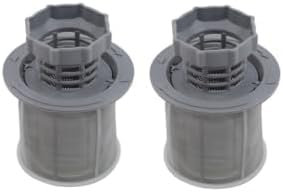 Alrens 2 Stück Mikrofilter Sieb Set für Geschirrspüler Bo-sch Si-emens N-eff, Balay,Privileg, Philips Feinsieb Filter Hochwertiges Feinsieb Ersatzteil für Besteckkorb und Abwasser Spülmaschine