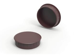 2 Pcs Hinge Hole Cover 35mm Plastic Hinge Hole Cover Brown Hinge Hole Cap Furniture Door Cabinet Hinge Hole Cove for Kitchen Cabinets Brown Hinge HAFELE Cover Cap