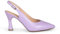 miMaO Zapatos Elegantes Destalonados en Piel Lila, EU 36