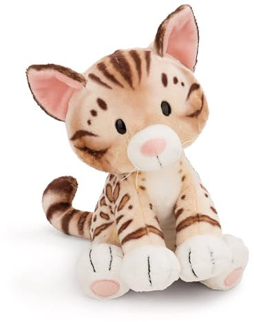 NICI Kuscheltier Katze Bengal 35cm - braun - Weiches Plüschtier – niedliches Stofftier zum Kuscheln & Spielen – tolle Geschenkidee für Kinder & Erwachsene - 62192