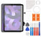 swark Nuovo schermo touch screen in vetro digitalizzatore di ricambio per iPad Air 5 5th Gen 10.9 A2588, A2589, A2591, vetro frontale con kit di strumenti di riparazione aggiornato, nessun display LCD
