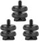 3 Stück Hot Shoe Adapter Adapter Blitzschuh Blitzschuhadapter Blitzschuh 1/4 Zoll Schraube Für Stativanschluss 1/4 Schraubadapter