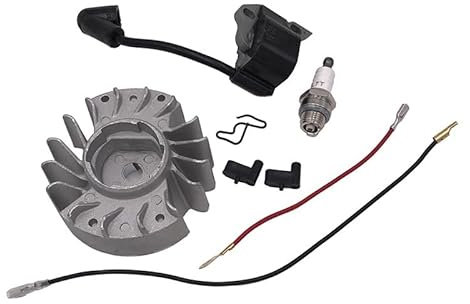 JLLOZMD Attrezzi da Giardino Parti HUNDURE Volano Bobina di Accensione Filo Magneto Candela Kit for STIHL MS180 MS170 MS 180 170 017 018 Parti Motosega