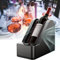 moupeaktain Wine Chiller Electric, Portable Wine Bottle Chiller for 750ml Wine & Champagne, 0℃-20℃, Single Bottle Wine Cooler on Patio, Lcd Temperature Control, Surprise for Wine Lovers