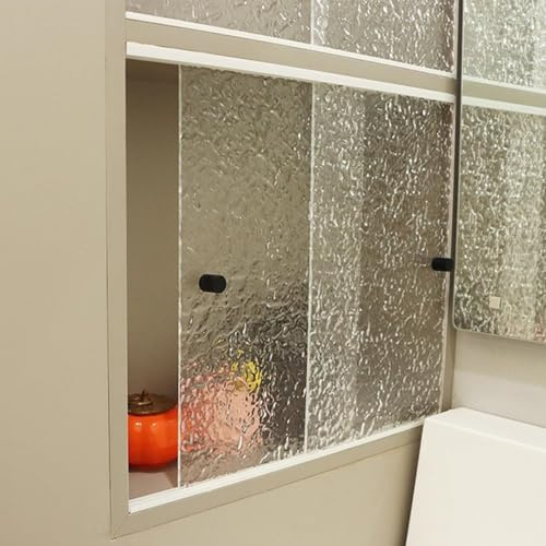 BHGFYXBS Porte Scorrevoli in Acrilico con Maniglie Antipolvere, Ideali per Ripostigli E Balconi A Gas, Perfette per Mensole A Vista.,60x90cm/24x36inch