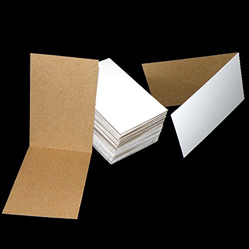 120 Cardboard Sleeves Folded Flat Vending 3 x 4.5 Sports Card Folders Mail Shipping Stiffeners Insert