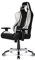 AKRacing Chair Master Premium Gaming Stuhl, PU-Kunstleder, Schwarz/Silber, 5 Jahre Herstellergarantie