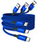 Elebase Câble USB C Chargeur Kindle Fire HD,USB Type C 0.5M/1M/2M 3 Pack,Cordon Charge Nylon pour Fire HD 9ème 10ème 11ème 12ème Génération,Fire Max 11 2023,Paperwhite 2021 2022 2024,iPhone 16 15 Pro