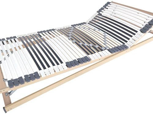 Matratzen Perfekt 7-Zonen Lattenrost 70x200 cm 42 Leisten 8,5 cm hoch Härtegrad-Regulierun bis 200 kg belastbar manuell verstellbar Made in Germany
