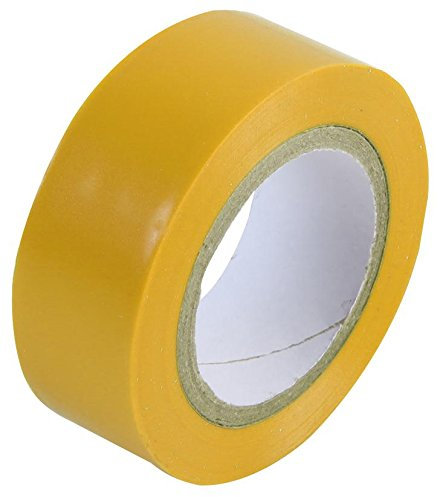 Pro Power Cinta aislante (19 mm x 8 m), color amarillo