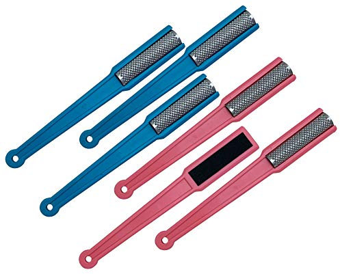 Iloda® 6x Hornhautraspel, Hornhautentferner, Hornhauthobel, Hornhautfeile, Hühneraugen, Hornhaut grob und fein entfernen