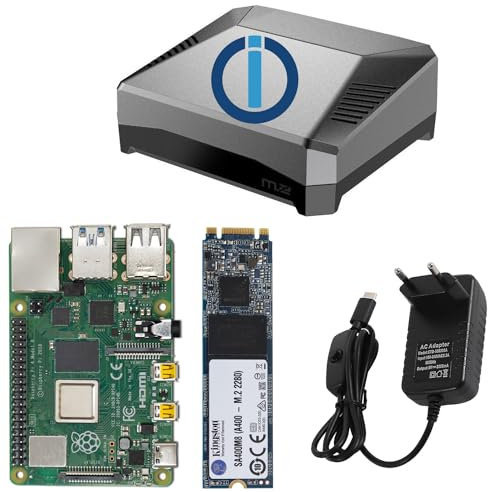 Smarthome Server ioBroker Raspberry Pi 4 4GB Argon ONE M.2 120 GB SSD