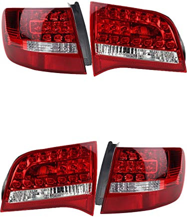 Johns, passend für Audi A6 (4F) Heckleuchten Komplett Set innen + außen 10/08-03/11