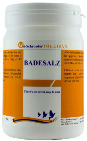VET Schroeder + Tollisan – Bath Salt for Racing Pigeons – 750g
