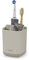 Joseph Joseph Easy-Store - Zahnbürstenhalter Caddy Badezimmer Lagerung, Compact- Matte Oberfläche, Beige, Mittelgroß