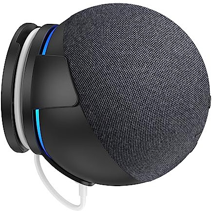 Cozycase Echo Dot 5th Gen Wall Mount - Space Saving Bracket Accessories, Black