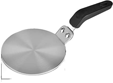 Adattatore Induzione, NISPOTDOR Piastra Induzione per Moka Caffettiera 13cm, Piastra per Induzione Adattatore Acciaio Inossidabile