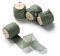 CHUQING Geschenkband breit 2,5 cm Grün Chiffonband 4 Rollen,18 m langes Schleifenband Hochzeit Seidenband Chiffon Dekoband für Hochzeitseinladungen, Brautsträuße, Geschenkverpackungen