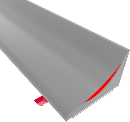 Barrera de Agua Para Plato de Ducha Barrera de Ducha Y Sistema de Retención Mamparas Umbral de Ducha Plegable Autoadhesiva Silicona Barrera de Ducha Tope de Agua (Gris, 3.5m)