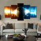 Leinwand Wandkunst 5 Stück Leinwand Gemälde Universum Galaxie Planet 5 Stück Modern Leinwand Kunstwerk Bilder Gemälde Auf Leinwand Wandkunst Für Wohnzimmer Home Decor Festival Geschenk L 1-5U9I/Z2Y5-