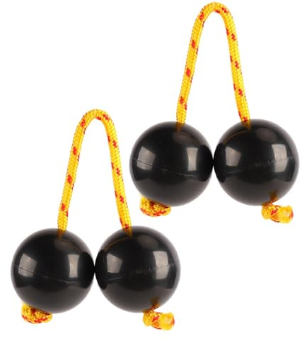 Rhythmic Balls,Portable Hand Shaker Balls for Rhythm Enhancement,2Pcs Fingertip Drum Instrument for Party Stage Performance Concert Musicians Kids