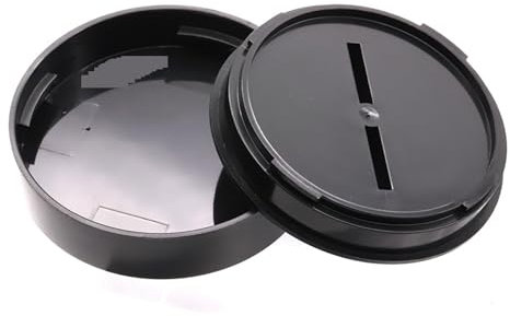GHJ567RE for Hasselblad V Objektivrückdeckel/Kameragehäusedeckel/Kappensatz Kunststoff Schwarz for Kamera und Objektiv der for Hasselblad V-Mount-Serie(Only Lens Cap)
