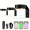 Silkycasters Picture Lights for Wall 3Pack, 2000mAh Rechargeable Battery Operated Picture Lights, 16 RGB Colors Display Light Dimmable, Magnetic Led Painting Light with Remote for Wall Decor Frames