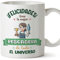 MUGFFINS Tazas para PESCADERA mujer - En Español - Mejor Universo Trofeo - 11 oz / 330 ml - Regalo original y divertido
