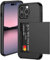 Cesryorsis pour iPhone 15 Pro Coque avec Porte-Carte, Silicone TPU étui de téléphone, Ultra Mince, Souple, Antichoc Housse de Protection，Bumper Cover for iPhone 15 Pro