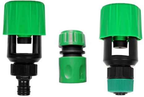 VOANZO Juego de Conectores de Manguera para Grifo Mezclador Adaptador de Manguera para Grifo de Cocina Conector de Grifo de Manguera Ajustable Universal Conector de Clic para Manguera de baño