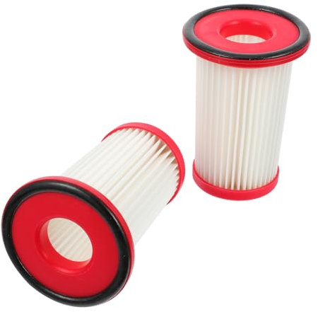 UKCOCO 2st Staubsaugerfilter Waschsauger Filterelemente Staubsaugersieb Staubsammler Sieb Staubsammelfilter Kabelloser Staubabscheiderfilter Hepa Orange