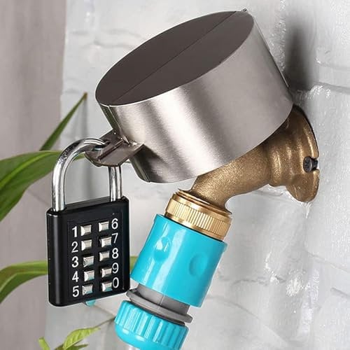 Outdoor Water Faucet Lock, Faucet Lock Cover, Garden Tap Locks, Waterproof Outside Faucets Locks System, Garden Against Theft Lockable Protective