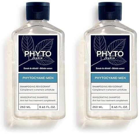 Phyto Phytocyane Shampoo gegen Haarausfall für Herren, Format 250 ml (Packung mit 2)