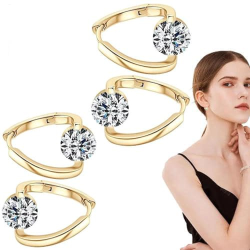 2 Paar Magnetologie Ohrringe, Germanium Ohrringe Abnehmen, Lymph Ohrringes Das Perfekte Geschenk Für Freundin, Ehefrau, Schwester, Tochter Oder Mutter