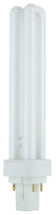 Sunlite PLD18/E/SP65K/10PK 6500K Daylight Fluorescent 18W PLD Double U-Shaped Twin Tube CFL Bulbs with 4-Pin G24Q-2 Base (10 Pack)
