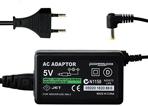 Alimentatore 220v per Sony PsP Fat 1000 1004 - Slim 2000 2004 3000 carica batteria caricatore da muro