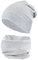TupTam Jungen Beanie Mütze und Schlauchschal 2er Set, Farbe: Grau Meliert, Hat Size: 52