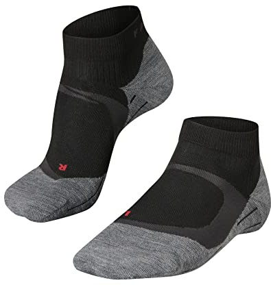 FALKE Damen Laufsocken RU4 Endurance Cool Short W SSO Funktionsgarn Antiblasen 1 Paar, Schwarz (Black-Mix 3010), 41-42