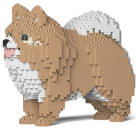 JEKCA | Pomeranian 02S-M01 - Baustein-Set, Skulpturen aus Blöcken, Sammlersteinen