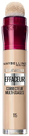 Maybelline New York - Instant Effaceur - Anti-cernes/Correcteur Fluide - Teinte : Beige Doré (115) - 6,8 ml