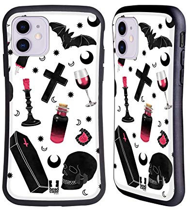 Head Case Designs Vampire Spooky Night Hybrid Case Compatible With Apple iPhone 11